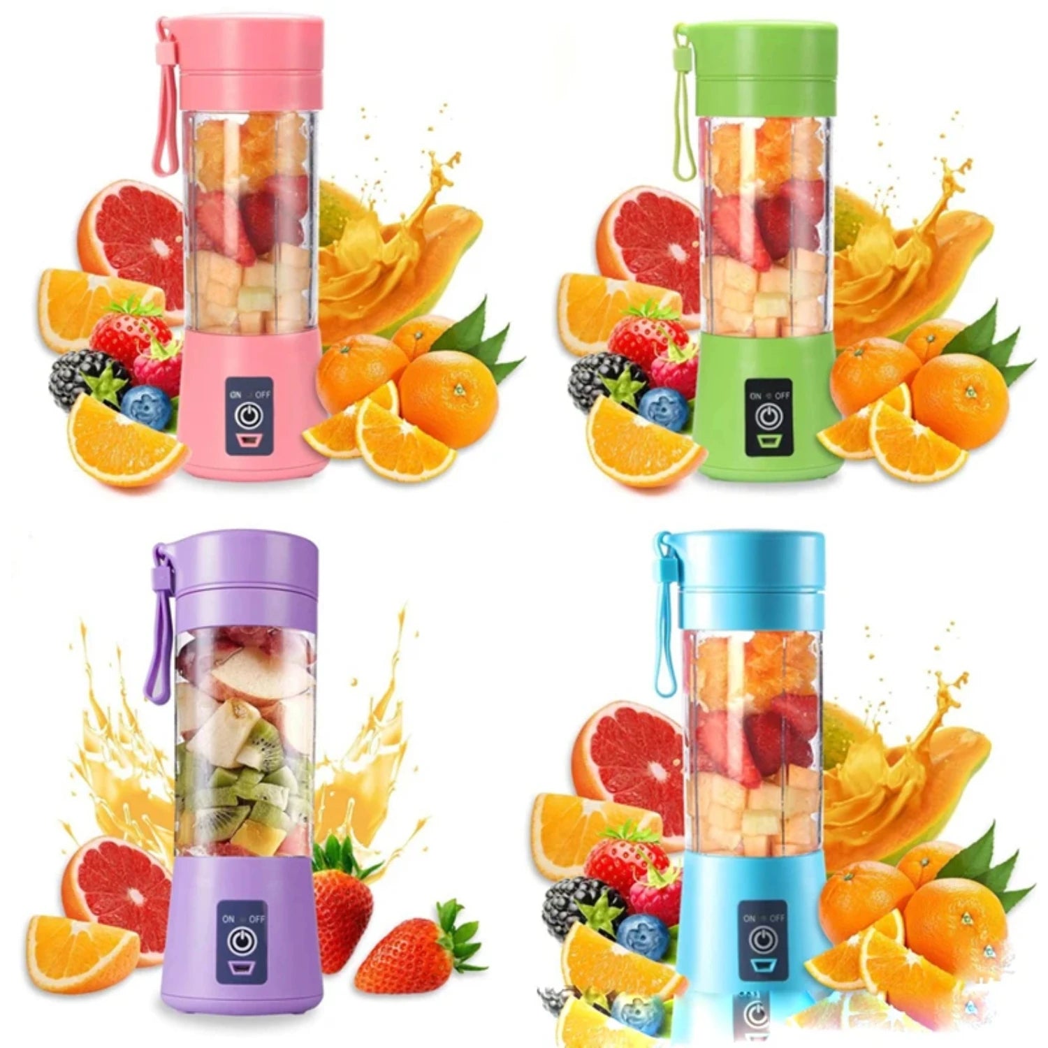 4 Blades USB Juicer Blender